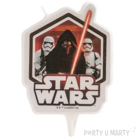 swieczka na tort star wars gwiezdne wojny dekora 7 5 cm