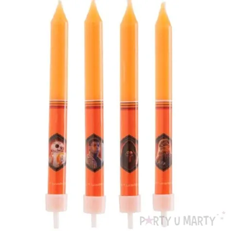 swieczka na tort star wars gwiezdne wojny mix dekora 9 cm 8 szt