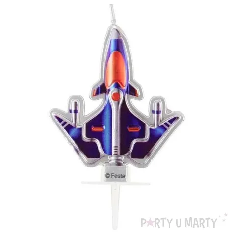 swieczka na tort statek kosmiczny godan