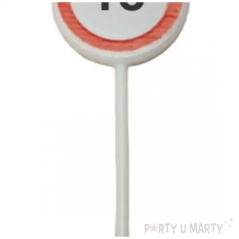 swieczka na tort traffic 18 urodziny top ten 3szt