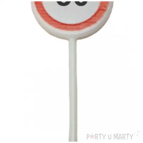 swieczka na tort traffic 50 urodziny top ten 3szt