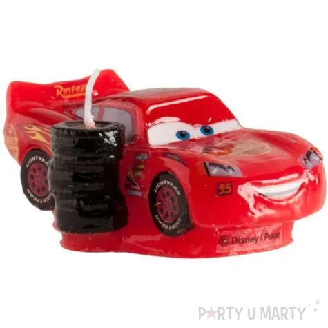 swieczka na tort zygzak mcqueen cars 3d dekora 8 5 cm