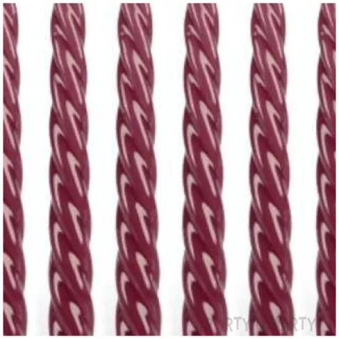 swieczka spiralna stozkowa bordowa ravi 10 szt