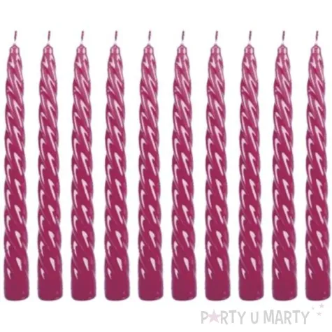 swieczka spiralna stozkowa fukcja ciemna ravi 10 szt