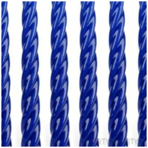 swieczka spiralna stozkowa granatowa ravi 10 szt