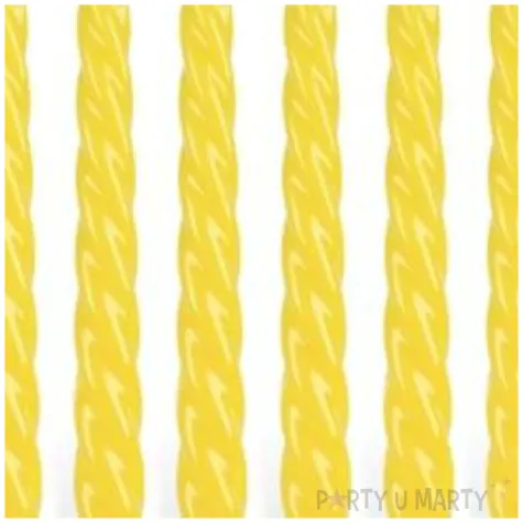 swieczka spiralna stozkowa zolta ravi 10 szt