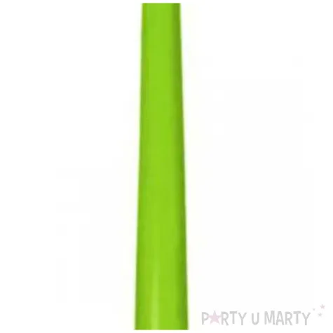 swieczka stozkowa classic jasnozielona bispol