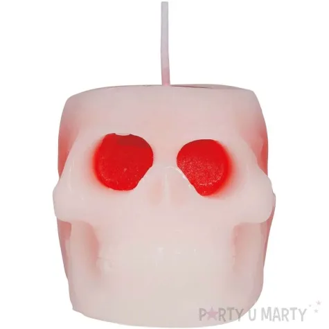 swieczka straszna czaszka guirca 6 cm