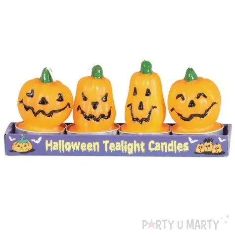 swieczka straszne dynie guirca 6 cm 4 szt