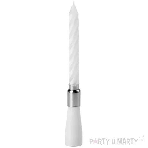 swieczka swiderek grajaca pozytywka bialy ravi 19 cm