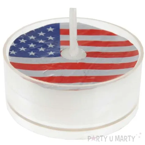 swieczka usa tealight biala santex 4 szt