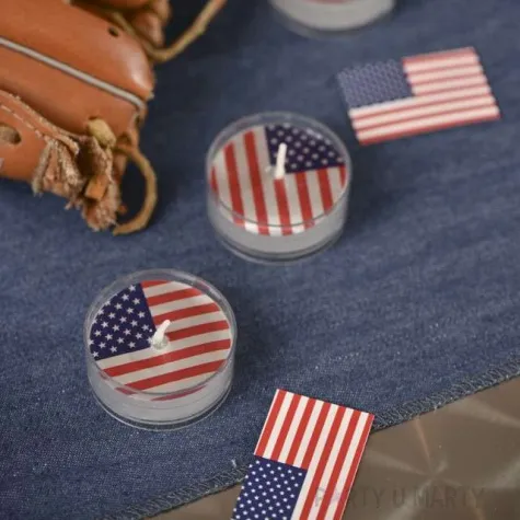 swieczka usa tealight biala santex 4 szt