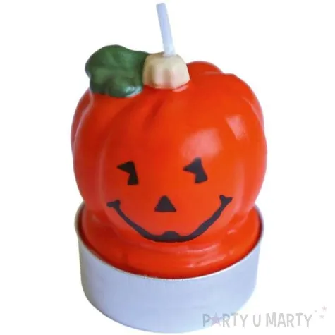 swieczka usmiechniete dynie amscan 5 5 cm 3 szt
