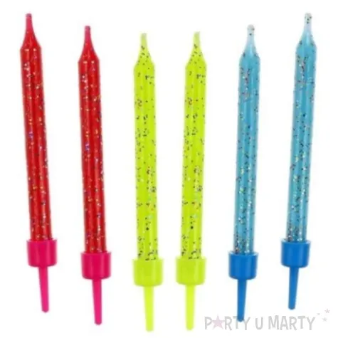 swieczki classic brokat mix kraszek 12 szt