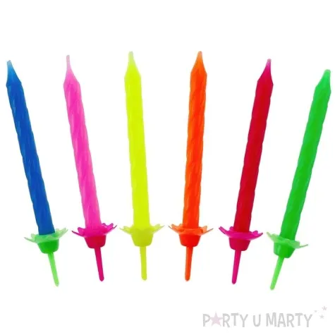 swieczki classic fluor mix godan 24 szt