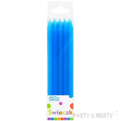 swieczki classic niebieskie godan 10 szt
