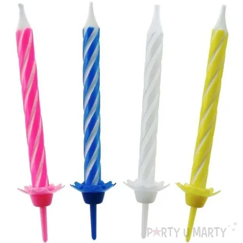 swieczki classic paski mix godan 24 szt