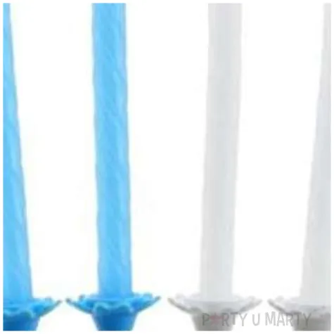 swieczki classic proste mix niebieski 6 cm 24 szt