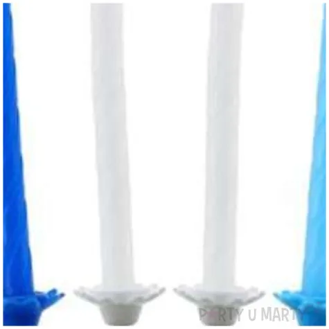 swieczki classic proste mix niebieski godan 6 cm 24 szt