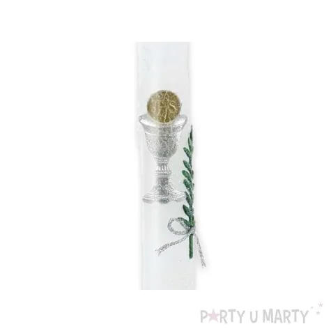 swieczki komunijne z hostia biale partydeco 4 szt