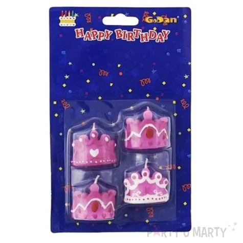 swieczki korony 4 szt