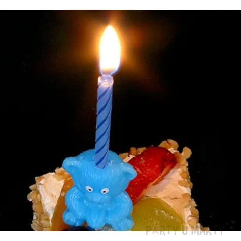 swieczki misie podstawki 8 4