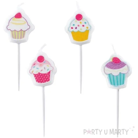 swieczki na tort babeczki amscan 4 szt