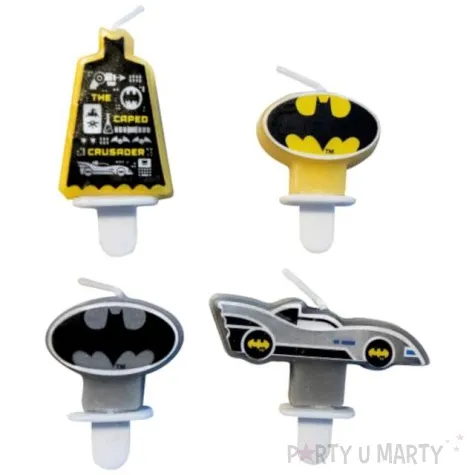 swieczki na tort batman batmobil amscan
