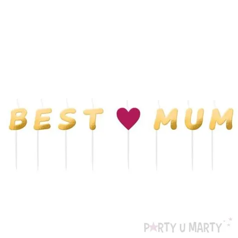 swieczki na tort best mum amscan 8 szt