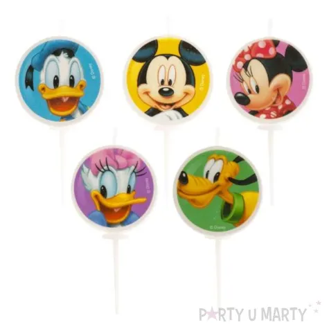 swieczki na tort bohaterowie disneya dekora 3 cm 5 szt