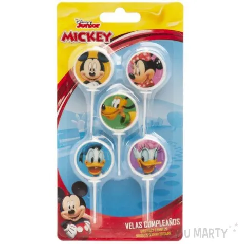 swieczki na tort bohaterowie disneya dekora 3 cm 5 szt