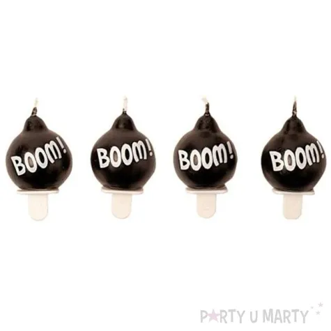 swieczki na tort bomby givi 4 szt