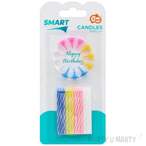 swieczki na tort classic mix godan 12 szt