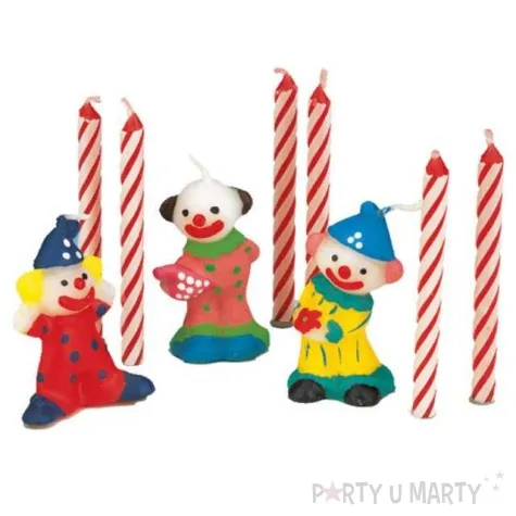 swieczki na tort cykrowa kolekcja amscan 9 szt