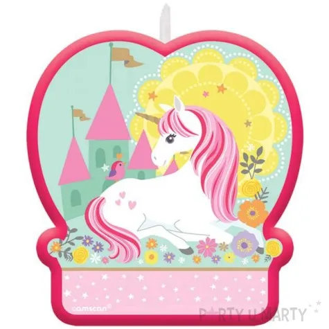 swieczki na tort jednorozec amscan