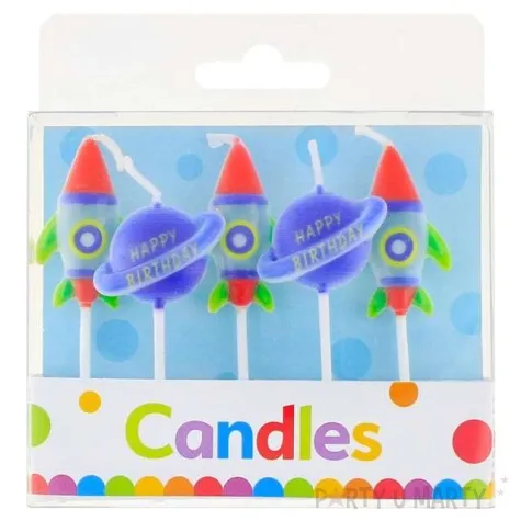 swieczki na tort kosmos godan 5 szt