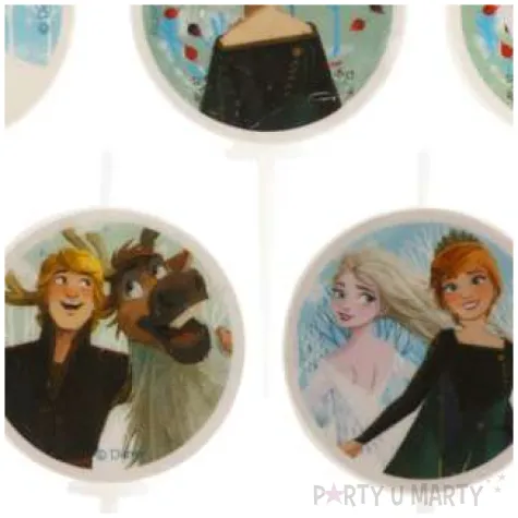 swieczki na tort kraina lodu dekora 3 cm 5 szt