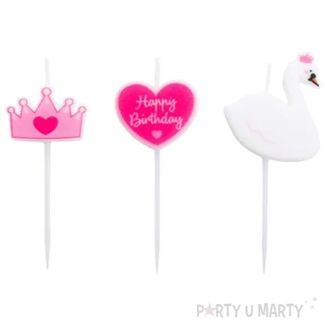 swieczki na tort ksiezniczka givi 3 szt