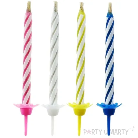 swieczki na tort niegasnace mix godan 20 10 szt