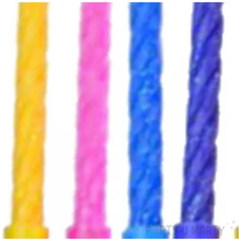 swieczki na tort paski mix arpex 8 5 cm 15 szt