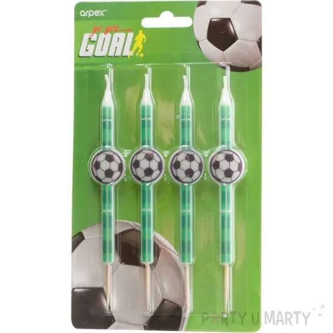 swieczki na tort pilka nozna arpex 4 szt