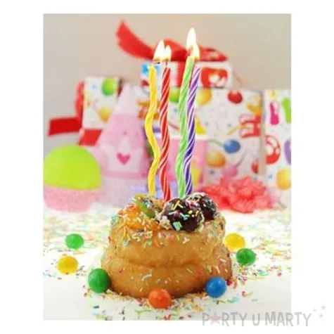 swieczki na tort spirale godan 11 cm 12 szt