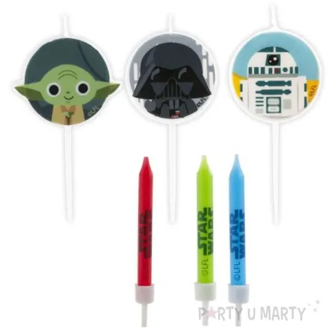 swieczki na tort star wars dekora 9 szt