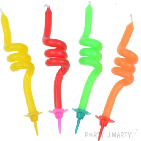 swieczki na tort swiderki mix arpex 8 5 cm 4 szt