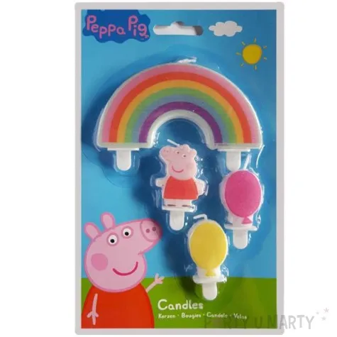 swieczki na tort swinka peppa amscan 4szt