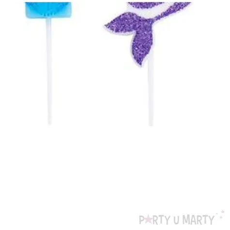 swieczki na tort syreny givi 4 szt