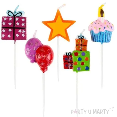 swieczki na tort urodziny godan 5 szt