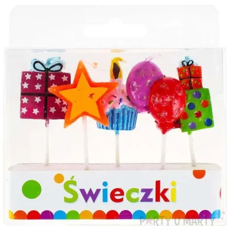 swieczki na tort urodziny godan 5 szt
