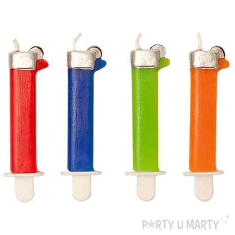 swieczki na tort zapalniczki givi 4 szt