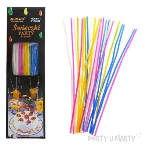 swieczki party 24 szt